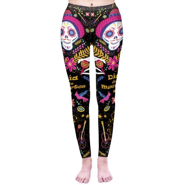 fashion women legging dia de muertos printing leggins high waist punk leggings workou legins slim fitness pants#3, Black
fashion women legging dia de muertos printing leggins high waist punk leggings workou legins slim fitness pants#3, Black