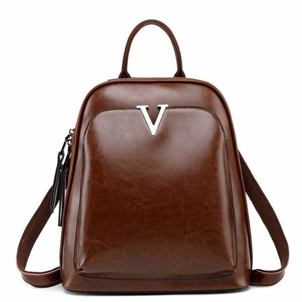 vintage designer genuine leather women backpack oil cow leather teenage girls casual school bag female retro travel bag bagpack
vintage designer genuine leather women backpack oil cow leather teenage girls casual school bag female retro travel bag bagpack