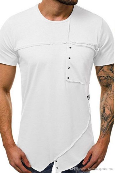 summer pure color man tshirt модельер crew neck тройники с rivet повседневный щитовые спорт мужской одежды, White;black
summer pure color man tshirt модельер crew neck тройники с rivet повседневный щитовые спорт мужской одежды, White;black