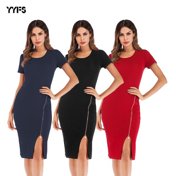 womens designer large size short sleeve pencil skirt dress bag hip skirt high waist solid color tight, Black;gray
womens designer large size short sleeve pencil skirt dress bag hip skirt high waist solid color tight, Black;gray