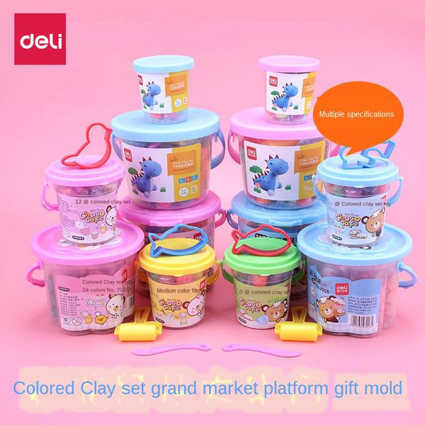 student plasticine set deli 24-color safety color mud children's toys handmade plasticine belt model safety color
student plasticine set deli 24-color safety color mud children's toys handmade plasticine belt model safety color