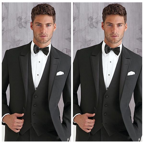 charcoal grey men tuxedos for wedding slim fit groomsmen tuxedos three pieces handsome wedding suit (jacket+pants+vest+bow, Black;gray
charcoal grey men tuxedos for wedding slim fit groomsmen tuxedos three pieces handsome wedding suit (jacket+pants+vest+bow, Black;gray