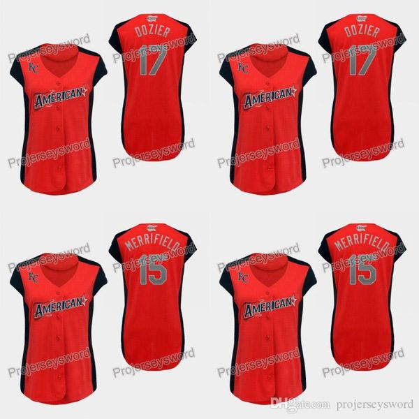 Womens Kansas City Whit Merrifield American League Royals Jersey 15 Whit Merrifield 17 Hunter Dozier 100%Stitched Allstar Baseball Jerseys
Womens Kansas City Whit Merrifield American League Royals Jersey 15 Whit Merrifield 17 Hunter Dozier 100%Stitched Allstar Baseball Jerseys