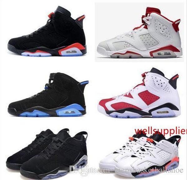 carmine 6 basketball shoes 6s unc black blue white infrared low chrome sneakers men sport blue red oreo alternate oreo black cat 
carmine 6 basketball shoes 6s unc black blue white infrared low chrome sneakers men sport blue red oreo alternate oreo black cat