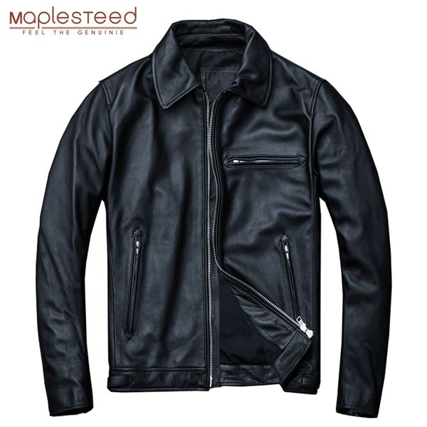 maplesteed 100% natural oil wax calf skin jackets men leather jacket men's real leather coat black rust red clothing autumn m193
maplesteed 100% natural oil wax calf skin jackets men leather jacket men's real leather coat black rust red clothing autumn m193