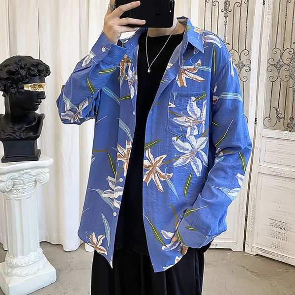 ewq / men's wear 2020 korean trendy printting oversize shirt for male spring summer new casual loose vintage tide 9y1704, White;black
ewq / men's wear 2020 korean trendy printting oversize shirt for male spring summer new casual loose vintage tide 9y1704, White;black