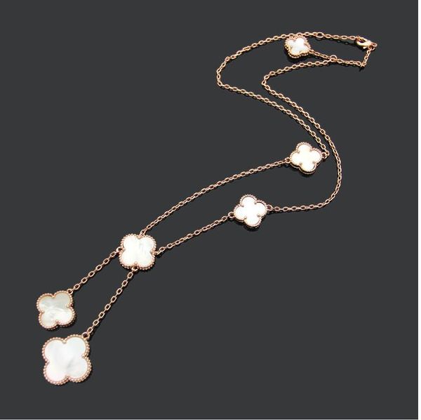 pop necklace necklace women's 18k black and white shell six flowers necklace, Golden;silver
pop necklace necklace women's 18k black and white shell six flowers necklace, Golden;silver