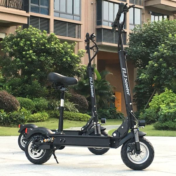 flj electric scooter for with seat 48v 1200w / 500w e kick scooter foldable electro bicycle electrical bike, Silver;blue
flj electric scooter for with seat 48v 1200w / 500w e kick scooter foldable electro bicycle electrical bike, Silver;blue
