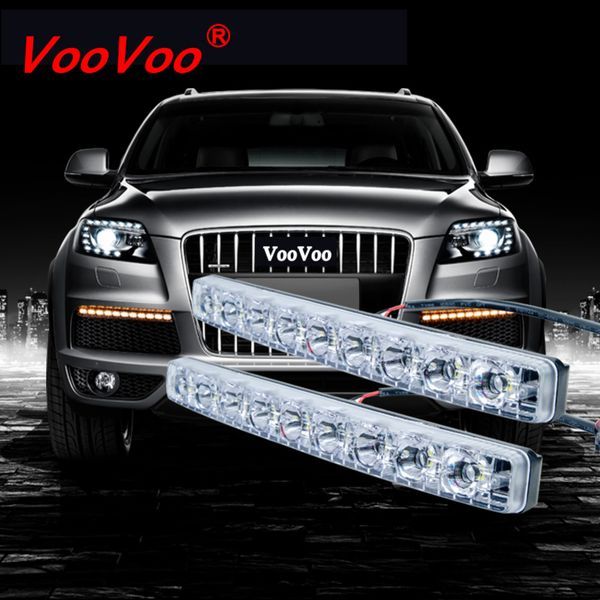 voovoo 2 pcs 12v 9 led daytime running light waterproof universal drl kit day light auto driving car-syling external
voovoo 2 pcs 12v 9 led daytime running light waterproof universal drl kit day light auto driving car-syling external
