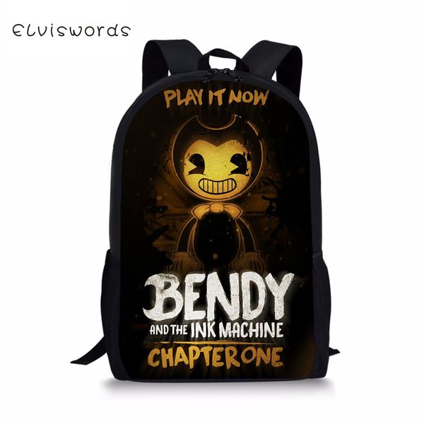 elviswords fashion kids backpack bendy and the ink machine pattern children's book bag toddler school bags women travel backpack
elviswords fashion kids backpack bendy and the ink machine pattern children's book bag toddler school bags women travel backpack