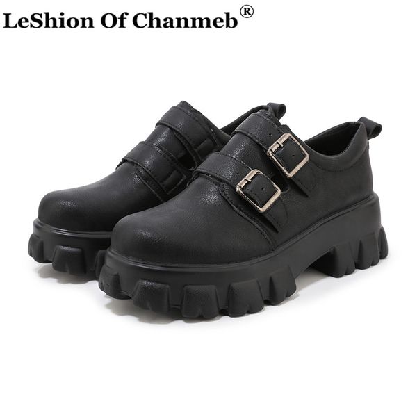 2020 spring retro style buckle strap platforms thick outsole gothic casual shoes women ladies loafers girls shoes footwear 33-46, Black
2020 spring retro style buckle strap platforms thick outsole gothic casual shoes women ladies loafers girls shoes footwear 33-46, Black