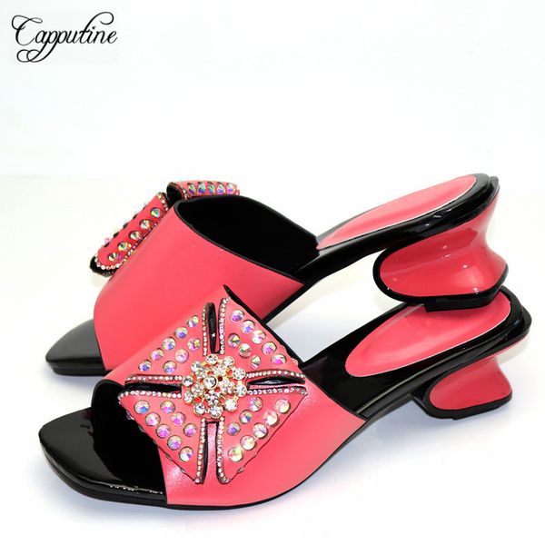 nigerian summer woman low heels 5.3cm shoes for party african fashion pu with hrhinestone slipper leisure shoes, Black
nigerian summer woman low heels 5.3cm shoes for party african fashion pu with hrhinestone slipper leisure shoes, Black