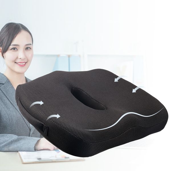 1pc 45x38cm coccyx pillow slow rebound memory cotton office car home non-slip anti-decubitus beautiful buttocks seat cushion
1pc 45x38cm coccyx pillow slow rebound memory cotton office car home non-slip anti-decubitus beautiful buttocks seat cushion