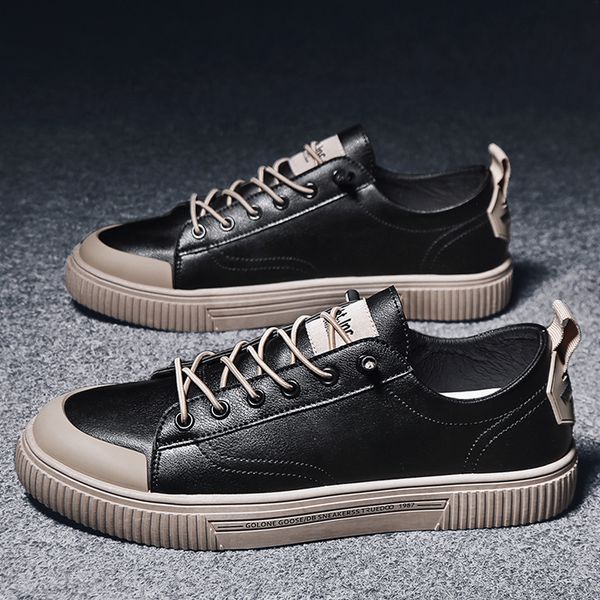 spring 2020 new men's low-leather small white shoes korean sports running fashion casual men's shoes, Black
spring 2020 new men's low-leather small white shoes korean sports running fashion casual men's shoes, Black
