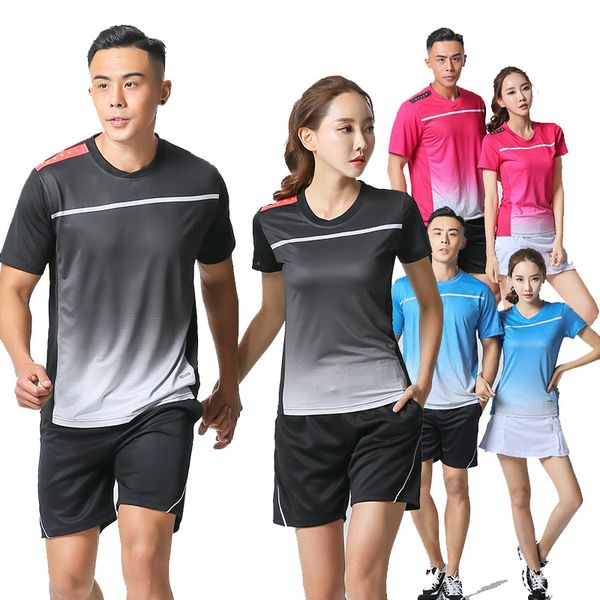 2018 fresh color men / women shirt tennis shorts , quick dry badminton set , girl table sets girls tshirts table tennis suits, Black
2018 fresh color men / women shirt tennis shorts , quick dry badminton set , girl table sets girls tshirts table tennis suits, Black