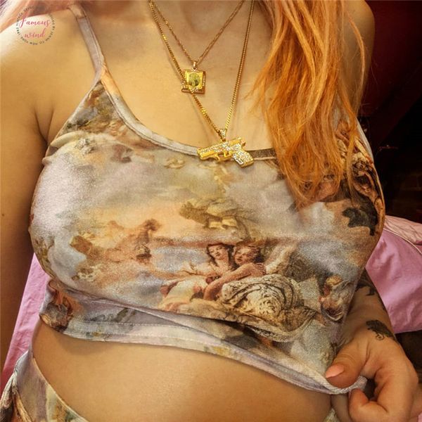 сексуальные женщины обрезанные angel печать camis streetwear feminino befree crop top 2019 новая летняя мода бретели tops, White
сексуальные женщины обрезанные angel печать camis streetwear feminino befree crop top 2019 новая летняя мода бретели tops, White