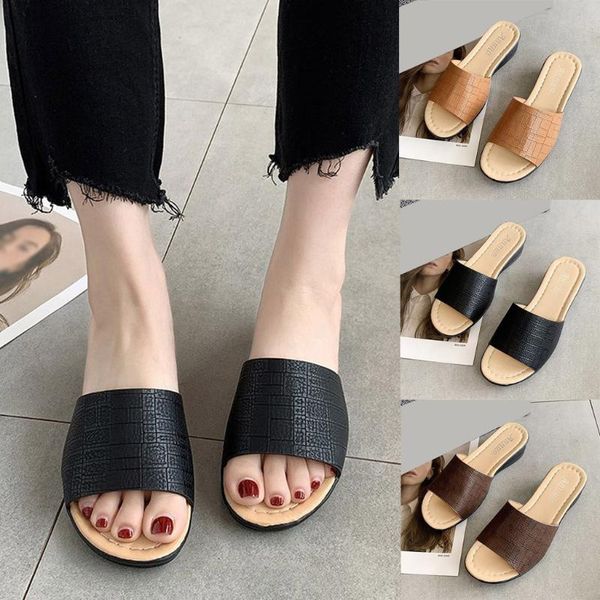 slippers shoe women casual summer shoes slip-on wedges open toe non-slip slides breathable flip flops sandalias mujer 2021 5.26, Black
slippers shoe women casual summer shoes slip-on wedges open toe non-slip slides breathable flip flops sandalias mujer 2021 5.26, Black