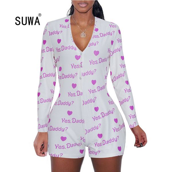 women's jumpsuits & rompers 2021 spring home wear casual letter print v neck button up short jumpsuit wholesale femme catsuit playsuit, Black;white
women's jumpsuits & rompers 2021 spring home wear casual letter print v neck button up short jumpsuit wholesale femme catsuit playsuit, Black;white