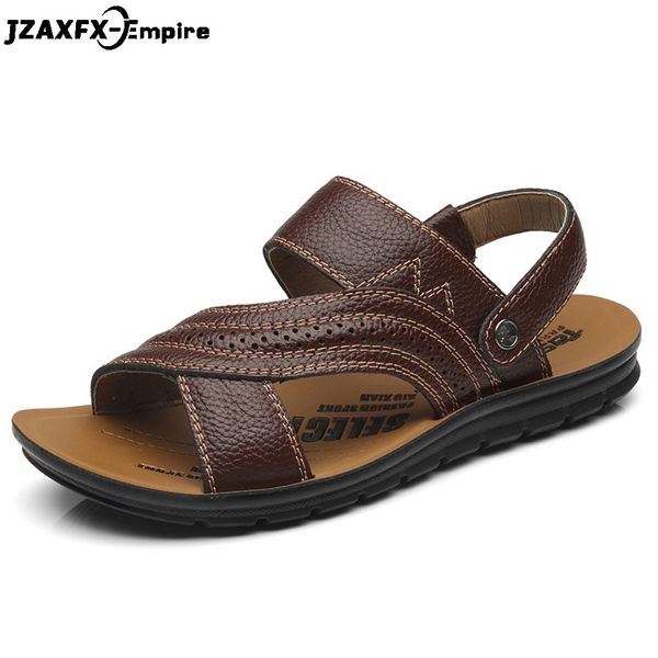 men sandals summer genuine leather roman sandals male casual shoes beach flip flops men fashion outdoor slippers shoes, Black
men sandals summer genuine leather roman sandals male casual shoes beach flip flops men fashion outdoor slippers shoes, Black