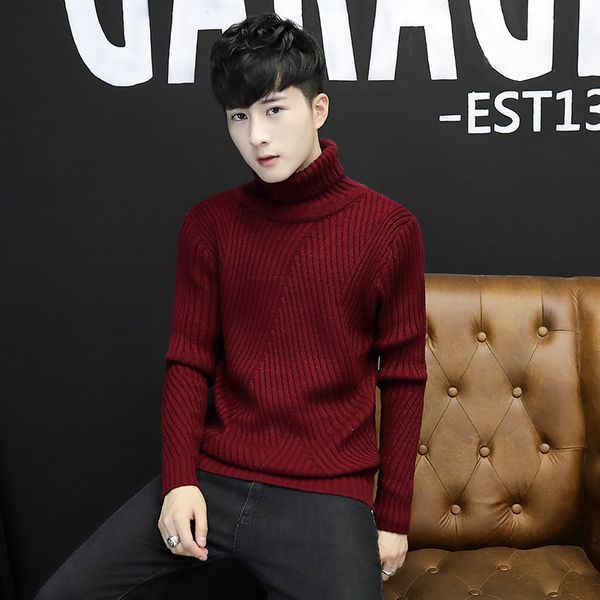 long sleeves white gray black wine red winter sweater mens turtleneck casual pullovers solid new fashion mens sweaters, White;black
long sleeves white gray black wine red winter sweater mens turtleneck casual pullovers solid new fashion mens sweaters, White;black