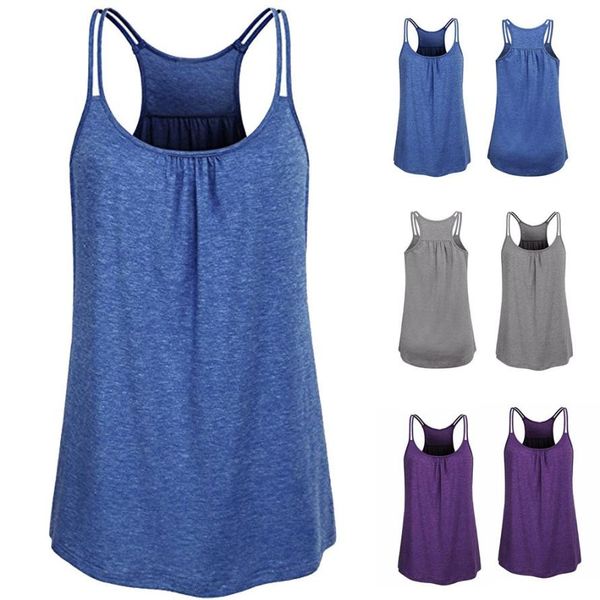 women's solid scoop neck cute yoga workout tank camis blouse gym sportswear vest fitness tight woman clothing sleeveless
women's solid scoop neck cute yoga workout tank camis blouse gym sportswear vest fitness tight woman clothing sleeveless