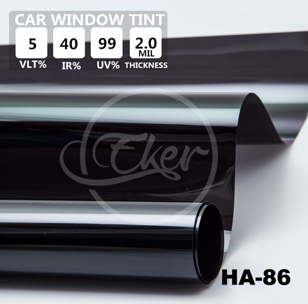 1.52x30m 5ftx98ft vlt5% ir40% uv rejection 99% car window tint film roll uv rejection solar film
1.52x30m 5ftx98ft vlt5% ir40% uv rejection 99% car window tint film roll uv rejection solar film