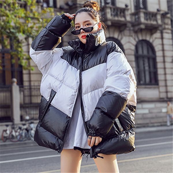 cotton clothing female 2019 winter new thick loose parker stand collar long-sleeve bread clothes warm cotton coat female outwear, Black
cotton clothing female 2019 winter new thick loose parker stand collar long-sleeve bread clothes warm cotton coat female outwear, Black