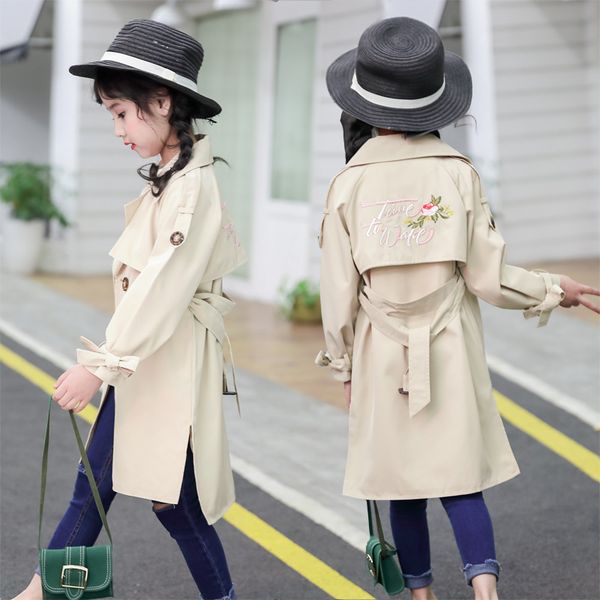 8 12 14 spring kids outerwear autumn girls clothing trench jackets children's windbreaker jackets girls children's coats, Blue;gray
8 12 14 spring kids outerwear autumn girls clothing trench jackets children's windbreaker jackets girls children's coats, Blue;gray