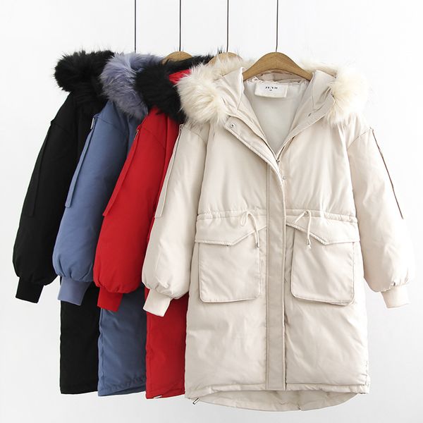 winter casual parkas 2019 plus size clothing fashion loose fill sustans fur collar hooded thick warm padded coats women l5-9078, Black
winter casual parkas 2019 plus size clothing fashion loose fill sustans fur collar hooded thick warm padded coats women l5-9078, Black