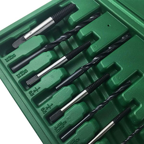 11 pieces / set steel screw extractor drill bits guide machine repair 3mm-10mm broken head screw extractor ad
11 pieces / set steel screw extractor drill bits guide machine repair 3mm-10mm broken head screw extractor ad