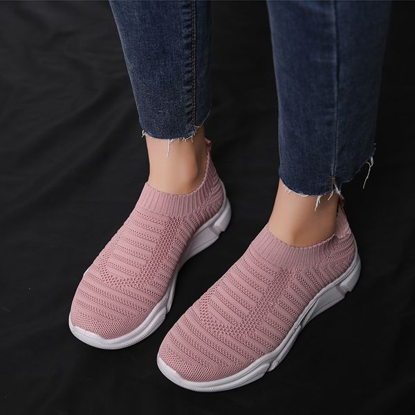 rimocy women sneakers elastic slip on knitting woman flats 2019 new arrival comfortable soft sole flat heel casual shoes, Black
rimocy women sneakers elastic slip on knitting woman flats 2019 new arrival comfortable soft sole flat heel casual shoes, Black