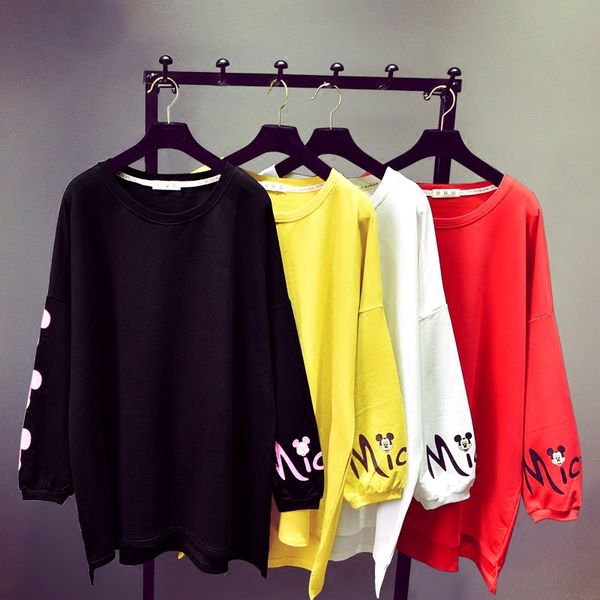 new spring autumn women pullovers o neck large size cartoon medium-long sweatshirts batwing sleeve female hoodies, Black
new spring autumn women pullovers o neck large size cartoon medium-long sweatshirts batwing sleeve female hoodies, Black
