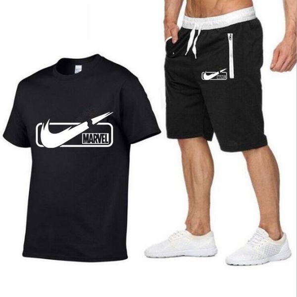 wholesale women's men's tracksuits short-sleeved t-shirt + shorts casual sportswear 2 piece running jogging suits size s-xxl, Gray
wholesale women's men's tracksuits short-sleeved t-shirt + shorts casual sportswear 2 piece running jogging suits size s-xxl, Gray