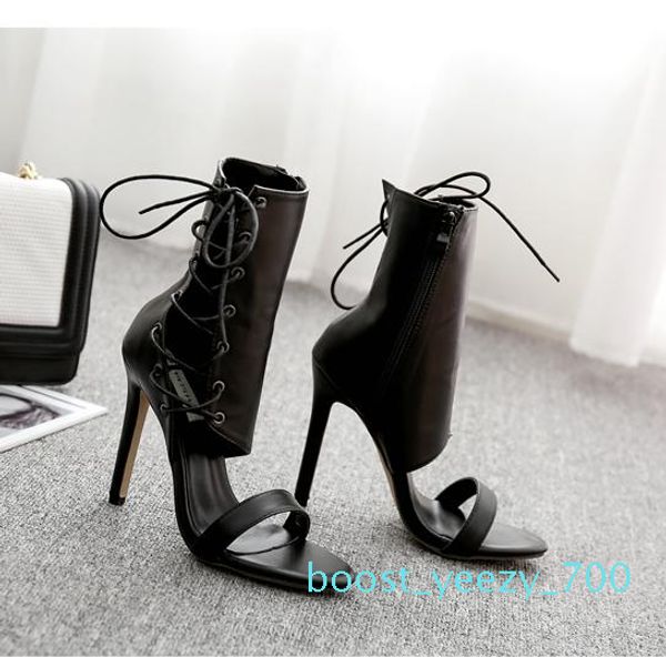 11 см мода зашнуровать на стороне peep toe насосы дизайнерские женские туфли на высоком каблуке лодыжки bootie b70, Black
11 см мода зашнуровать на стороне peep toe насосы дизайнерские женские туфли на высоком каблуке лодыжки bootie b70, Black