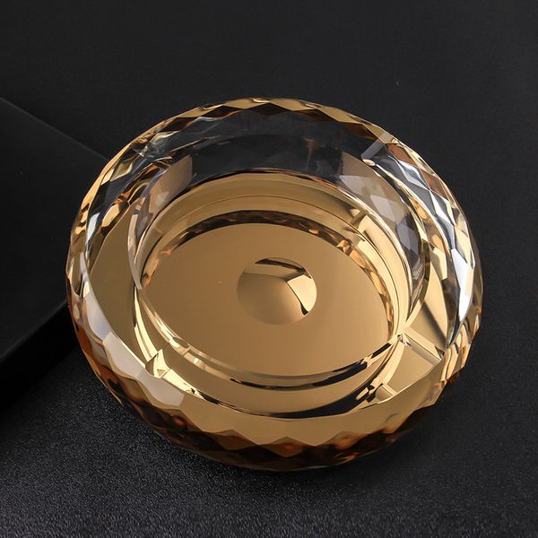 Eco-Friendly Round Ashtray Handmade Small Crystal Cutting Face Ash Tray Holder Cigarette Holder Portable Pocket Ashtray
Eco-Friendly Round Ashtray Handmade Small Crystal Cutting Face Ash Tray Holder Cigarette Holder Portable Pocket Ashtray