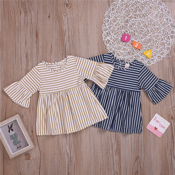 summer baby girls dresses 2 colors girl round-collar striped horn sleeve dress two-color princess skirt kids designer clothes girls jy488, Red;yellow
summer baby girls dresses 2 colors girl round-collar striped horn sleeve dress two-color princess skirt kids designer clothes girls jy488, Red;yellow