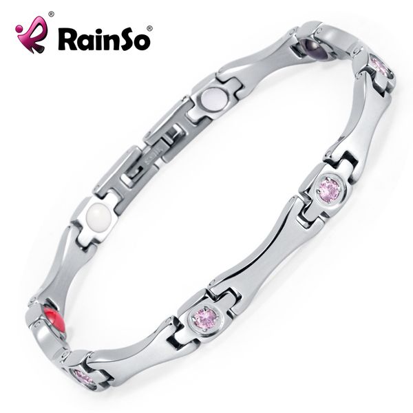 rainso elegant stainless steel energy health magnetic bracelet with magnet rhinestones friendship bracelets for woman, Golden;silver
rainso elegant stainless steel energy health magnetic bracelet with magnet rhinestones friendship bracelets for woman, Golden;silver