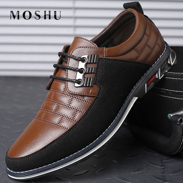 leather shoes men loafers casual shoes driving lace-up flat sneakers oxfords footwear mens trainers mocasines hombre, Black
leather shoes men loafers casual shoes driving lace-up flat sneakers oxfords footwear mens trainers mocasines hombre, Black
