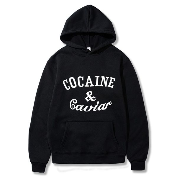 foreign trade men's hooded sweater cocaines&caviar hip hop alphabet fleece sweater pullover sweatshirt, Black
foreign trade men's hooded sweater cocaines&caviar hip hop alphabet fleece sweater pullover sweatshirt, Black