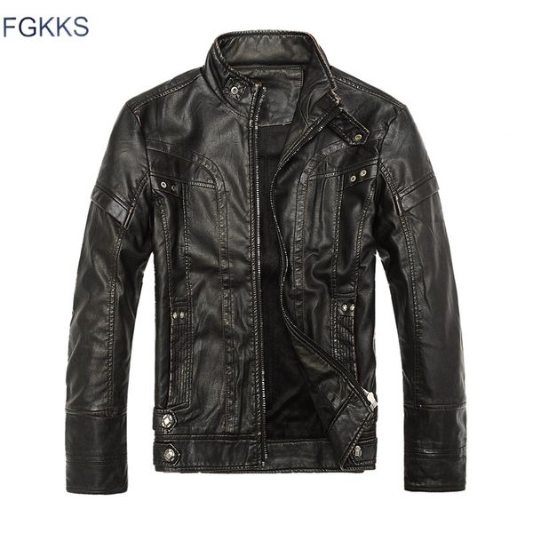 fgkks faux men leather jackets coat 2019 winter male motorcycle pu jacket male windproof warm leather jacket men's, Black
fgkks faux men leather jackets coat 2019 winter male motorcycle pu jacket male windproof warm leather jacket men's, Black