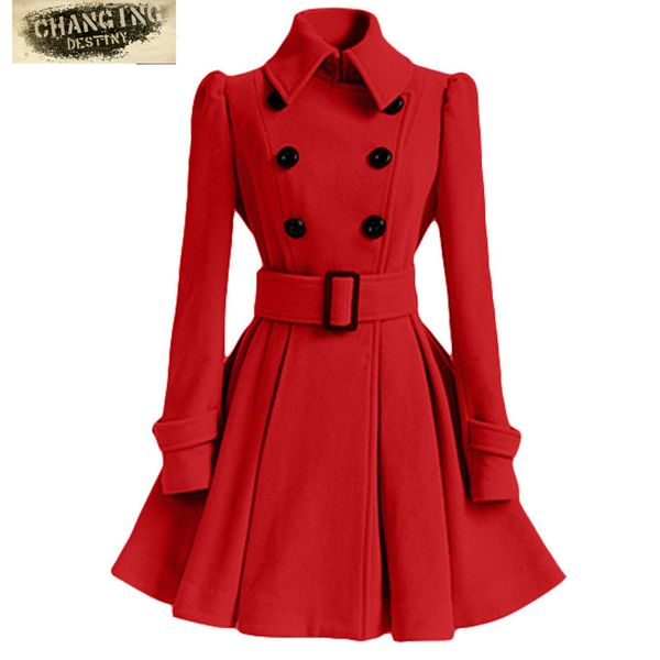 2019 fashion autumn winter coat women slim vintage double breasted jackets female elegant long warm red white black blazer
2019 fashion autumn winter coat women slim vintage double breasted jackets female elegant long warm red white black blazer
