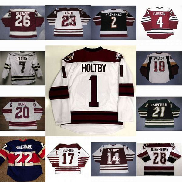 hershey bears 1 brayden holtby 2 nick naumenko 20 andre dore 18 kyle wilson steve oleksy 20 andre dore bourque john carlson hockey jersey, Black;red
hershey bears 1 brayden holtby 2 nick naumenko 20 andre dore 18 kyle wilson steve oleksy 20 andre dore bourque john carlson hockey jersey, Black;red