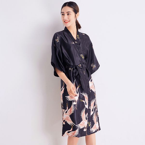 gray satin long bathrobe women wedding bride bridesmaid robe nightgown sleepwear print crane kimono size s l xl xxl xxxl, Black;red
gray satin long bathrobe women wedding bride bridesmaid robe nightgown sleepwear print crane kimono size s l xl xxl xxxl, Black;red