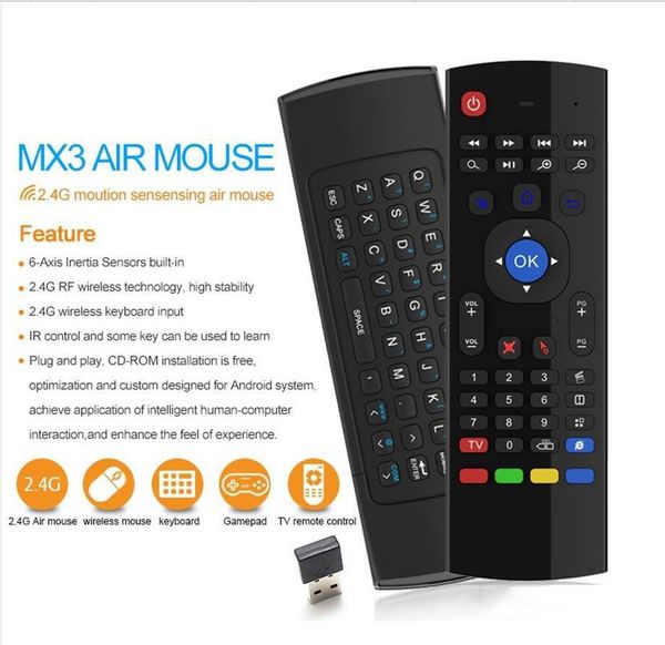 X8 мини беспроводная клавиатура Fly Air Mouse дистанционного G зондирования Гироскоп Да
X8 мини беспроводная клавиатура Fly Air Mouse дистанционного G зондирования Гироскоп Да