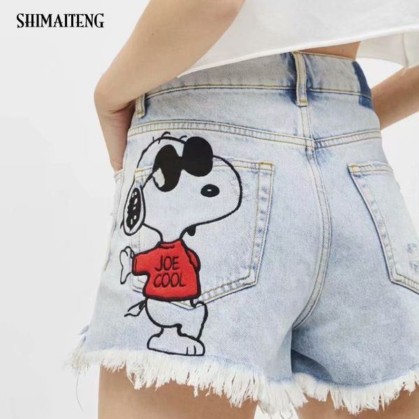 new streetwear puppy cartoon denim shorts for women 2019 summer high waist fur-lined shorts with tassel pockets mini short jeans, White;black
new streetwear puppy cartoon denim shorts for women 2019 summer high waist fur-lined shorts with tassel pockets mini short jeans, White;black