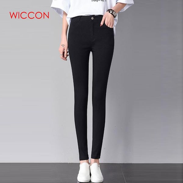 fashion basic black solid pencil pants women high waist casual vintage clothes trousers autumn elegant workwear office pants, Black;white
fashion basic black solid pencil pants women high waist casual vintage clothes trousers autumn elegant workwear office pants, Black;white