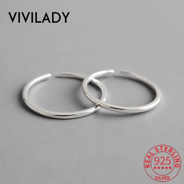 vivilady s925 sterling silver smooth simple line round women opened rings minimalist style circle trendy girl party jewlry gift, Golden;silver
vivilady s925 sterling silver smooth simple line round women opened rings minimalist style circle trendy girl party jewlry gift, Golden;silver
