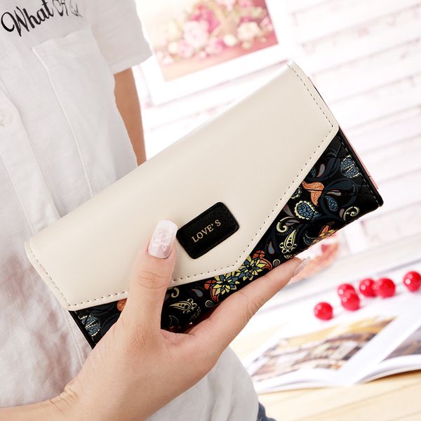 korean pastoral small floral rhombus clutch bag ladies wallet contrast color envelope buckle wallet women bag, Red;black
korean pastoral small floral rhombus clutch bag ladies wallet contrast color envelope buckle wallet women bag, Red;black