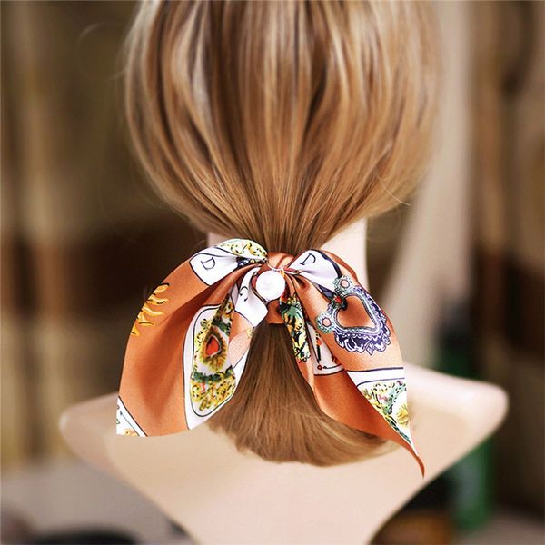 chiffon bowknot silk hair scrunchies women pearl ponytail holder hair rope rubber bands 13 styles hair accessories dhl, Slivery;white 
chiffon bowknot silk hair scrunchies women pearl ponytail holder hair rope rubber bands 13 styles hair accessories dhl, Slivery;white