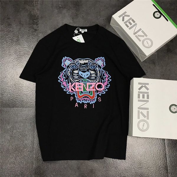 designer men's summer couple models embroidered tiger head t-shirt teen han fan wild tee short sleeve round neck cotton half sleeve tid, Black;brown
designer men's summer couple models embroidered tiger head t-shirt teen han fan wild tee short sleeve round neck cotton half sleeve tid, Black;brown